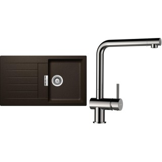 Set Schock S1-3 (dřez Signus D-100 Bronze + baterie Epos Nerezový vzhled)