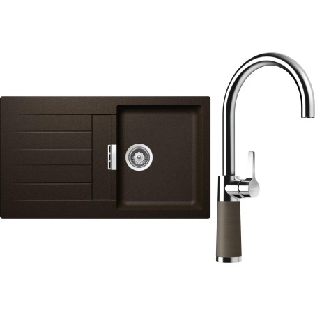 Set Schock S1-6 (dřez Signus D-100 Bronze + baterie SC-520 Bronze)