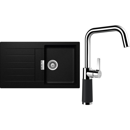 Set Schock S1-8 (dřez Signus D-100 Magma + baterie SC-530 Magma)