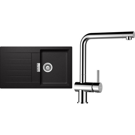 Set Schock S1-12 (dřez Signus D-100 Stone + baterie Epos Chrom)