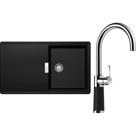 Set Schock S16-6 (dřez Tia D-100 Magma + baterie SC-520 Magma)