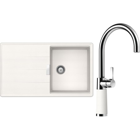 Set Schock S16-6 (dřez Tia D-100 Polaris + baterie SC-520 Polaris)