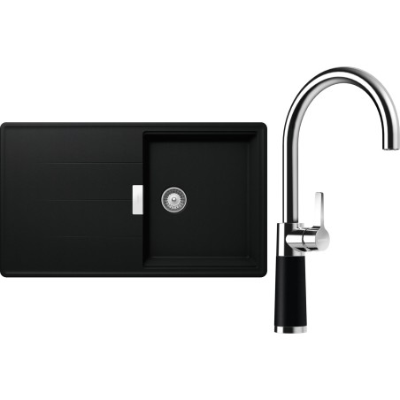 Set Schock S16-6 (dřez Tia D-100 Puro + baterie SC-520 Puro)