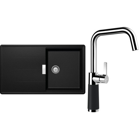 Set Schock S16-8 (dřez Tia D-100 Magma + baterie SC-530 Magma)