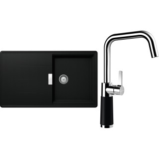 Set Schock S16-8 (dřez Tia D-100 Puro + baterie SC-530 Puro)