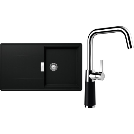 Set Schock S16-8 (dřez Tia D-100 Puro + baterie SC-530 Puro)