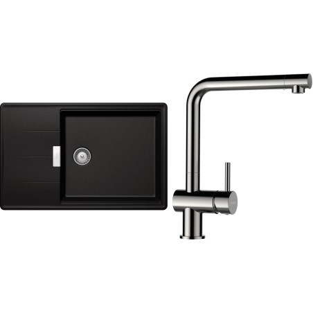 Set Schock S17-3 (dřez Tia D-100LS Magma + baterie Epos Nerezový vzhled)