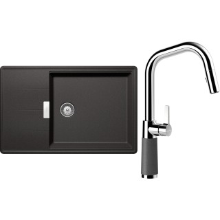 Set Schock S17-9 (dřez Tia D-100LS Stone + baterie SC-530.120 Stone)