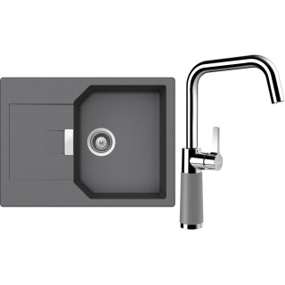 Set Schock S19-10 (dřez Manhattan D-100S Croma + baterie SC-530 Croma)