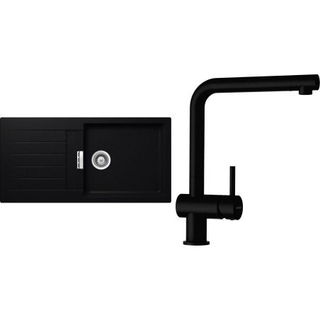 Set Schock S2-1 (dřez Signus D-100L Puro + baterie Epos Puro)