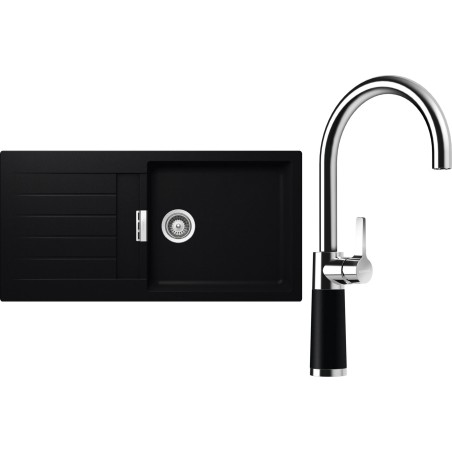 Set Schock S2-6 (dřez Signus D-100L Puro + baterie SC-520 Puro)