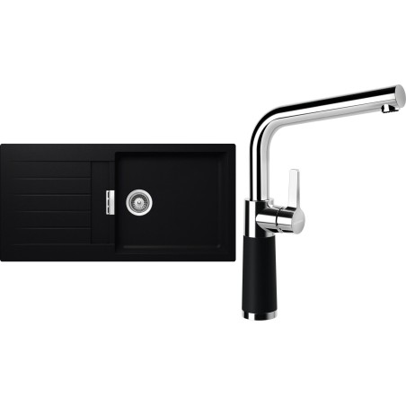 Set Schock S2-10 (dřez Signus D-100L Puro + baterie SC-540 Puro)