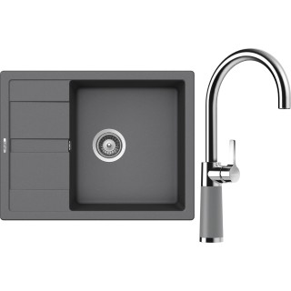 Set Schock S20-8 (dřez Manhattan D-100 Croma + baterie SC-520 Croma)