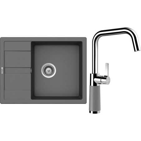 Set Schock S20-10 (dřez Manhattan D-100 Croma + baterie SC-530 Croma)