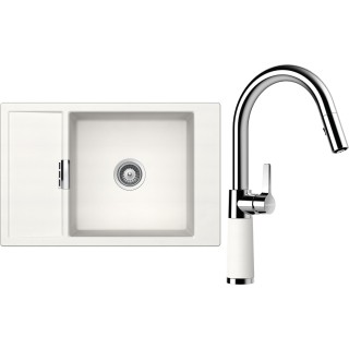 Set Schock S4-7 (dřez Mono D-100XS Polaris + baterie SC-520.120 Polaris)