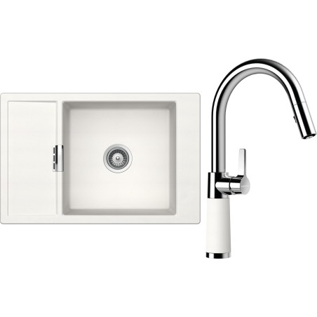 Set Schock S4-7 (dřez Mono D-100XS Polaris + baterie SC-520.120 Polaris)