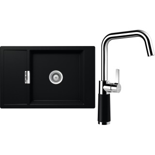 Set Schock S4-8 (dřez Mono D-100XS Puro + baterie SC-530 Puro)