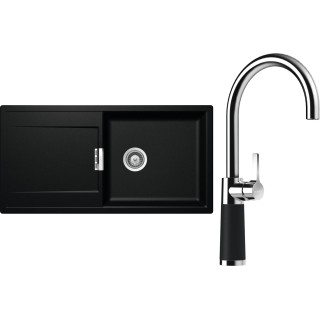 Set Schock S8-6 (dřez Mono D-100L Magma + baterie SC-520 Magma)