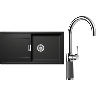 Set Schock S8-6 (dřez Mono D-100L Stone + baterie SC-520 Stone)