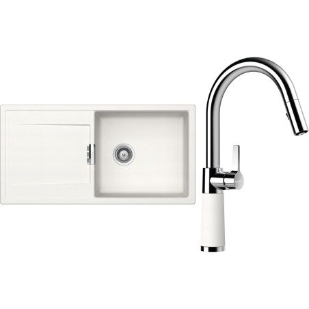 Set Schock S8-7 (dřez Mono D-100L Polaris + baterie SC-520.120 Polaris)