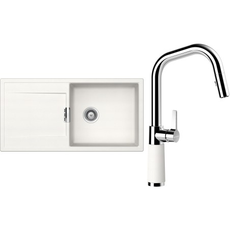 Set Schock S8-9 (dřez Mono D-100L Polaris + baterie SC-530.120 Polaris)