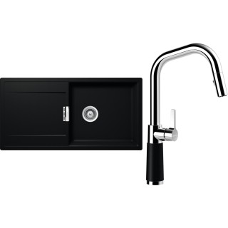 Set Schock S8-9 (dřez Mono D-100L Puro + baterie SC-530.120 Puro)