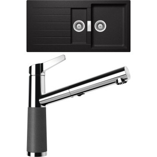 Set Schock S3-5 (dřez Signus D-150 Stone + baterie SC-510.120 Stone)