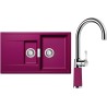 Set Schock S7-6 (dřez Mono D-150 Berry + baterie SC-520 Berry)