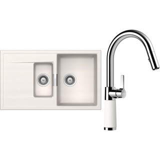 Set Schock S7-7 (dřez Mono D-150 Polaris + baterie SC-520.120 Polaris)