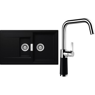 Set Schock S7-8 (dřez Mono D-150 Puro + baterie SC-530 Puro)