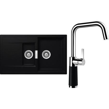 Set Schock S7-8 (dřez Mono D-150 Puro + baterie SC-530 Puro)