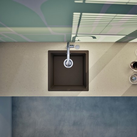 Kuchyňský dřez Schock Kaia N-100 Bronze, horní montáž