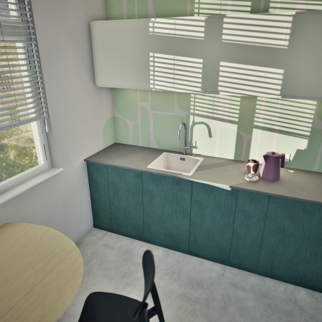 Kuchyňský dřez Schock Kaia N-100 Magnolia, horní montáž