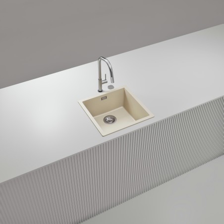 Kuchyňský dřez Schock Kaia N-100 Silverstone, spodní montáž