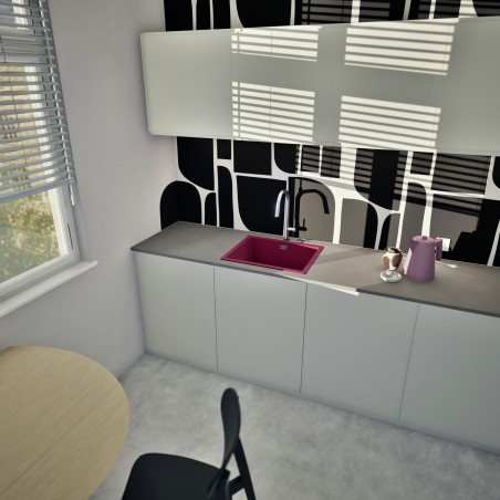 Kuchyňský dřez Schock Kaia N-100L Berry, horní montáž