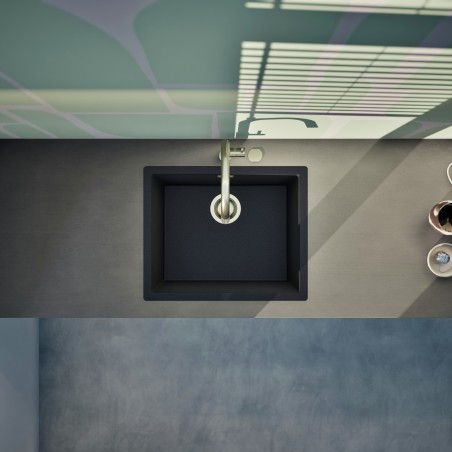 Kuchyňský dřez Schock Kaia N-100L Magma, spodní montáž