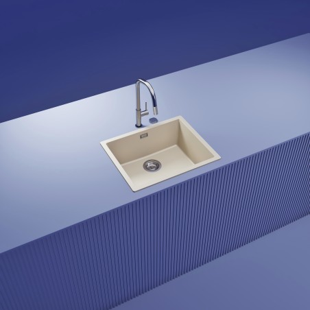 Kuchyňský dřez Schock Kaia N-100L Magnolia, montáž do roviny