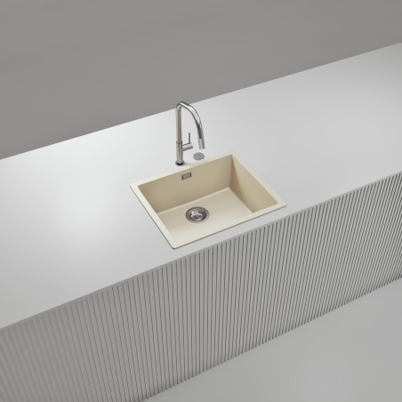 Kuchyňský dřez Schock Kaia N-100L Stone, spodní montáž