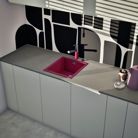 Kuchyňský dřez Schock Kaia N-100S Berry, montáž do roviny