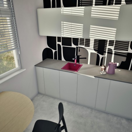 Kuchyňský dřez Schock Kaia N-100S Berry, montáž do roviny