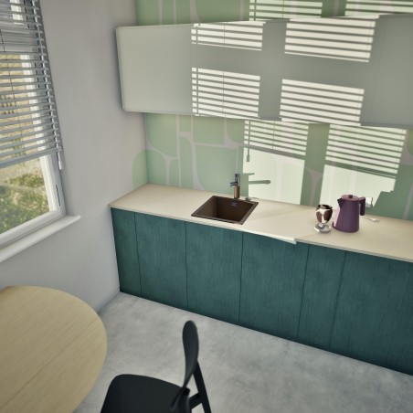 Kuchyňský dřez Schock Kaia N-100S Bronze, spodní montáž