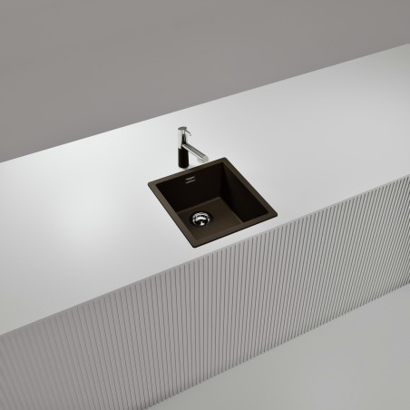 Kuchyňský dřez Schock Kaia N-100S Bronze, spodní montáž