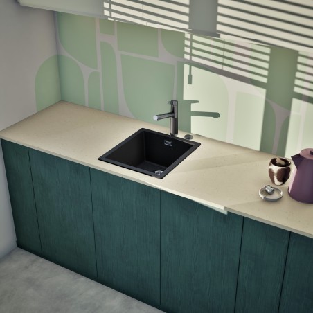 Kuchyňský dřez Schock Kaia N-100S Magma, montáž do roviny