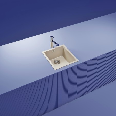 Kuchyňský dřez Schock Kaia N-100S Magnolia, spodní montáž