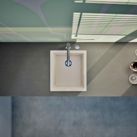 Kuchyňský dřez Schock Kaia N-100S Silverstone, montáž do roviny