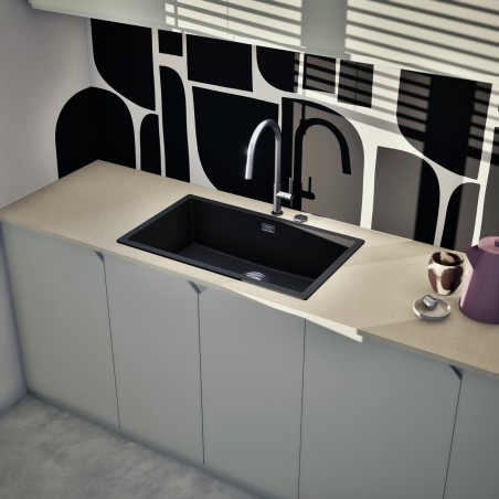 Kuchyňský dřez Schock Kaia N-100XL Puro, montáž do roviny