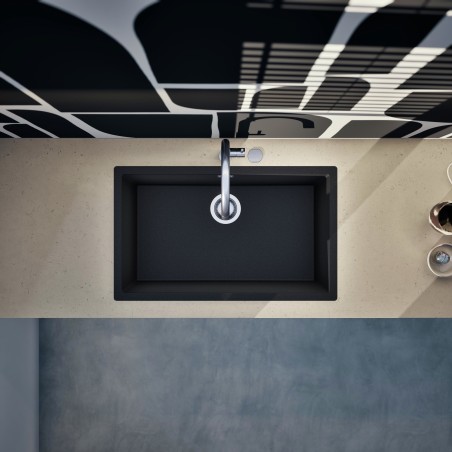 Kuchyňský dřez Schock Kaia N-100XL Puro, montáž do roviny