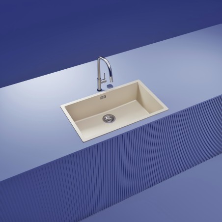 Kuchyňský dřez Schock Kaia N-100XL Stone, montáž do roviny