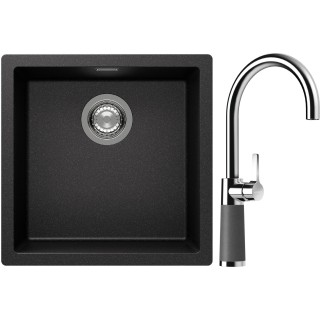 Set Schock S13-6 (dřez Kaia N-100 Stone + baterie SC-520 Stone)