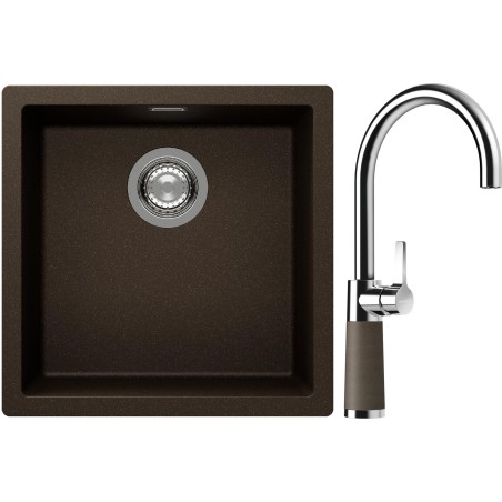 Set Schock S13-6 (dřez Kaia N-100 Bronze + baterie SC-520 Bronze)